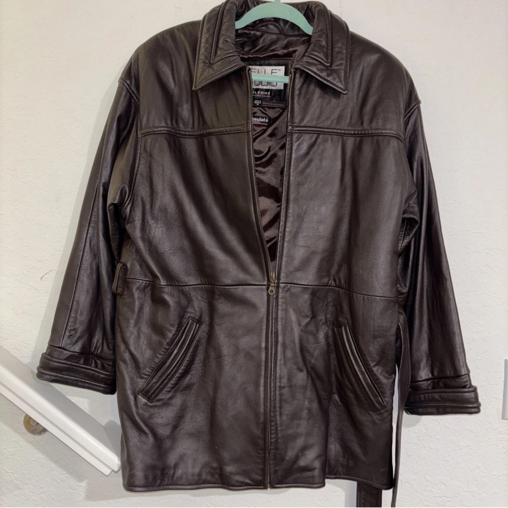 Wilsons Leather Dark Brown Jacket